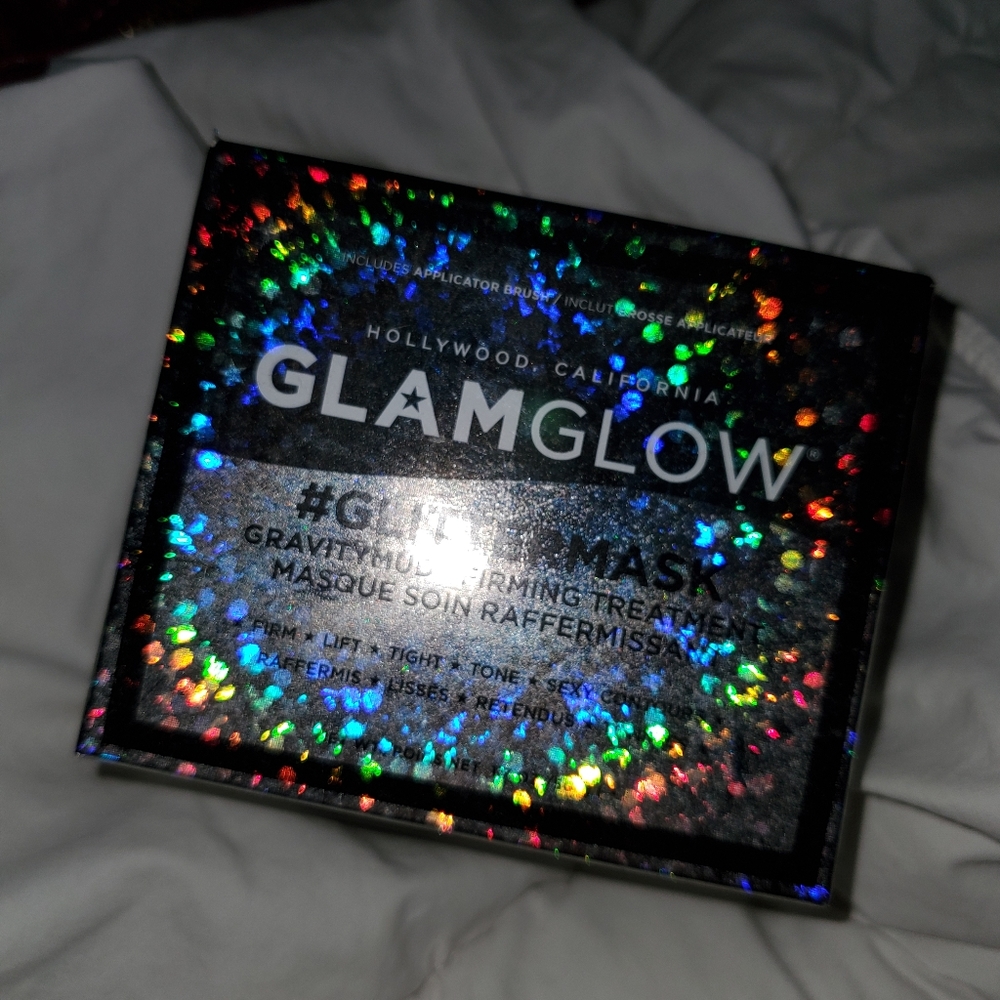 Glamglow glitter mask.